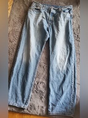 Levi's Light Blue Straight Leg Jeans